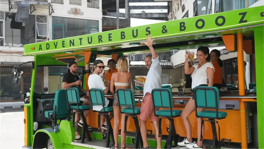 Bus and Booz Party